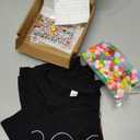 Skicuff 100 Days of School DIY Shirt Kit Kids 100th Day of School Shirt for Girls and Boys Craft Teacher Classroom Party(Shinny,5-7)