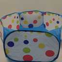 EocuSun Kids Ball Pit Large Pop Up Toddler Ball Pits Tent for Toddlers Girls Boys for Indoor Outdoor Baby Playpen w/Zipper Storage Bag, Balls Not Included (Blue)