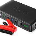 HALO Bolt 58830 ACDC Portable Car Battery Jump Starter | 58.8Wh USB Power Bank with AC Outlet, Emergency Floodlight & Charger, Jumps Cars SUVs & Trucks, Powers Phones & Laptops, TSA Approved  Black