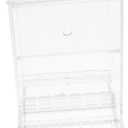 GANAZONO Automatic Bird Feeder for Parrots Acrylic Cage Dispenser Spill Pet Bird Food Holder Easy Bottom Tray for Budgies