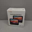 FANGOR 7.5 Inch Dual Car DVD Player, Portable Headrest Video Player for Car with 5 Hours Rechargeable Battery, Last Memory, AV Out/in, Support USB/SD/Sync TV, All Regions (1 Player+1 LCD Screen)