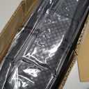 MATBEBY Full Size Mattress Pad - Cooling Breathable Mattress Topper, Quilted Fitted Mattress Protector, Pillow Top Mattress Cover with 8-21" Deep Pocket, Soft, Machine Washable, Black, 54x75 Inches