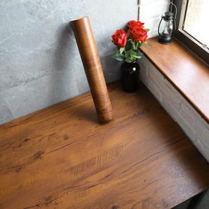 EeeComing Contact Paper Countertop Peel and Stick Wallpaper Wood Brown Wall Paper Wood Grain Contact Papers Removable Wallpaper Waterproof Self Adhesive Wallpapers Roll Brown 78.7Inx24In (78.7"x24", Brown-A)