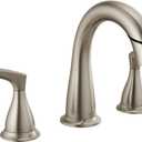 Delta Faucet Broadmoor Pull Down Bathroom Faucet Brushed Nickel, Bathroom Faucet, Widespread Bathroom Faucet 3 Hole with Magnetic Docking, Bathroom Sink Faucet, SpotShield Stainless 35765LF-SPPD
