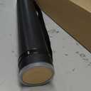 TRANSON Durable Poster Storage Tube with Straps 24"-40" Extendable for Blueprints, Artwork, Maps, Posters Color Black