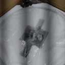 HuixuTe Modern Semi Flush Mount Ceiling Light, 3-Light Black Close to Ceiling Light Fixture with Frosted Glass Shade for Living Room Entryway Bedroom