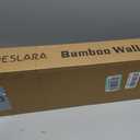 2-Pack Natural Bamboo Wall Panel, 96’’x48’', Coffee