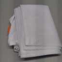 Polecasa Extra Heavy Duty Large Diamond Mesh Laundry Bags with Drawstring Closure & ID Tag, 2Pcs 24 x 36 inches Washable Storage Bag for Hamper, College, Travel, Sports, Dorms, White