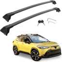 Roof Rack Crossbars Replacement for Toyota Corolla Cross 2022-2025 Max 260 LB Loading Weight Aluminum Body with Anti-Theft Lock Mechanism (NOT FIT L/Hybrid)