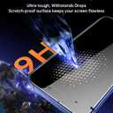 UNBREAKcable 4PCS Screen Protector for iPhone 16-2 Privacy Tempered Glass+2 Clear Glass Double Shatterproof [Easy Installation Frame] [9H Hardness] [Case Friendly] Anti-Scratch for iPhone 6.1 inch