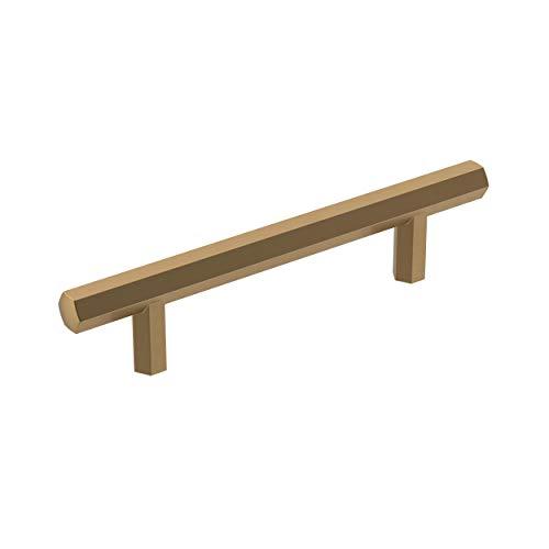 Amerock | Cabinet Pull | Champagne Bronze | 3-3/4 inch (96 mm) Center-to-Center | Caliber | 1 Pack | Drawer Pull | Cabinet Handle | Cabinet Hardware