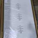 BestOffice 8FT Picnic Table Folding Table Camping Table Plastic Table Fold Up Table Lock for Party Event,White