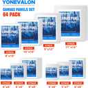 Canvas for Painting, 64 Pack Multi-Size Painting Canvas Board Art Supplies for Adult, Kid&Artist, 4x4 4x6 5x7 6x6 6x8 8x8 8x10 10x10 9x12 11x14 Primed Canvases for Acrylic, Oil, Watercolor