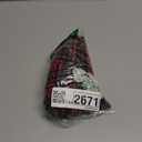 Noubeau Christmas Toddler Girl Plaid Dress Long Sleeve Bow Patchwork Rib Ruffled Shirts Dress Baby Xmas Outfit 6-9, M