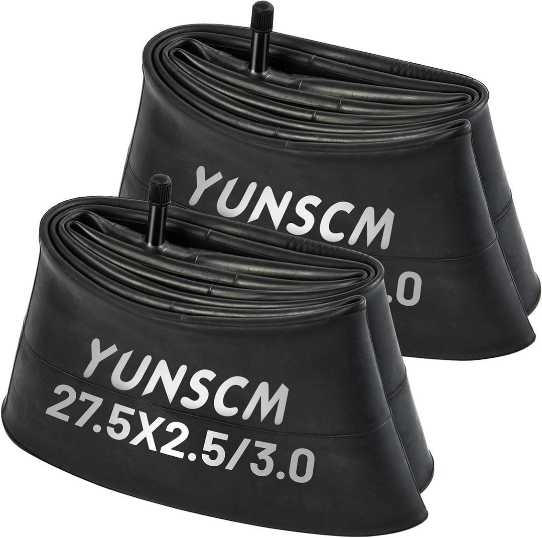 2-PCS 27.5" Fat Bike Tubes 27.5x2.5/2.6/2.8/3.0 32mm Schrader Valve