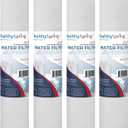20 Micron 20 Inch x 2.5 Inch, 4-Pack Spun Polypropylene Whole House Sediment Water Filter Replacement Cartridge, Compatible with Pentek P20-20, Purtrex PX20-20, Made in USA