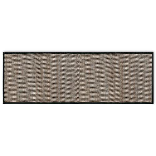 Artoid Mode Washable Non Skid Kitchen Rugs and Mats Doormat, Absorbent Door Mat Rugs for Kitchen Floor Front of Sink Hallway Black 17x47 Inch