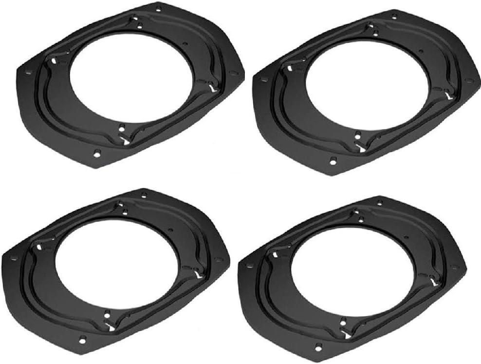 JSP Manufacturing 4 Pack Car Boat Marine Speaker Adapter Plate 6x9 5x7 6x8 to 5.25"