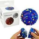 CAISHOW Electric Interactive Dog Toy Ball, Automatic Active Rolling Balls for Small Medium Dogs, Self Moving Bouncing Jumping Rechargeable Funny Pet Toys for Boredom Puppy Cat Kitten Indoor Outdoor (Vibrating Ball Blue)