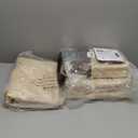 Patio Chair Cover for Outdoor Furniture, 600D Heavy Duty Oxford Cloth Chair Covers Waterproof, Heavy Duty Deep Seat Outdoor Chair Cover Set of 4 (Beige/Brown, Medium)