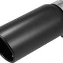 Car Exhaust Tip Tail Pipe Compatible for Toyota Tacoma 2005-2023, Anti-Corrosion 2.8'' Inlet 3.54'' Outlet 8.5'' Length Black Stainless Steel