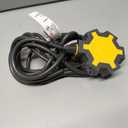 DEWENWILS Industrial Power Strip with 5-Outlet Power Hub, 15FT Heavy Duty Extension Cord for Garage, Workshop, 14/3 AWG SJTW, 15A Circuit Breaker, Swivel Safety Covers, ETL Listed Yellow