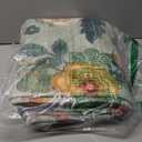 Machine Washable Area Rugs for Bedroom: 5'x7' Living Room Rug Floral Vintage Rug Stain Resistant Non Slip Low Pile Faux Wool Soft Green Rugs for Dining Room Bedside Kitchen Entryway Nursery Office