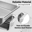 Chafing Dishes for Buffet, 5 Pack 9QT Stainless Steel Chafing Dish Set for Home Parties, Christmas Gatherings, Catering Events Complete Buffet Warmer Set (Silver 5)