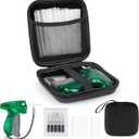 BEVTEE Tagging Gun for Clothing, Green Tag Gun Kit with 5 Needles, 1120 Barbs Fasteners & 1 Hard EVA Case, Durable and Easy to Use Tagging Tool for Clothes, Fabric, Retail Price Tags and DIY