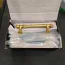 Asidrama 10 Pack 3.75 Inch(96mm) Brushed Gold Kitchen Cabinet Handles, Cabinet Pulls Kitchen Cabinet Hardware for Cupboard Drawer Pulls