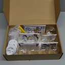 Shappy 12 Sets Christmas Nativity Snow Globe Craft Kits DIY Make Your Own Plastic Glitter Snow Globe Kit for Xmas Gifts Religious Sunday School Home Activities