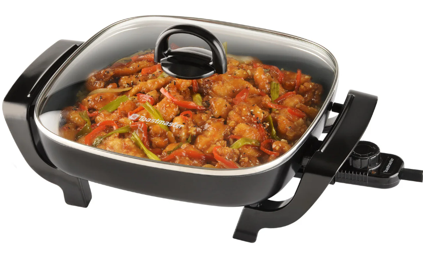 TOASTMASTER 12IN ELECTRIC SKILLET W LID