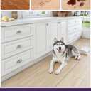 DEXI Plastic Kitchen Runner Rug 23"x71", Vinyl Floor Protector Mat Waterproof, Clear Carpet for Indoor Laundry Hallway Front Sink