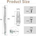 W10426979 "18 Inch" Dishwasher Mounting Bracket Kit for Granite and Quartz Countertops Compatible with Whirlpool KitchenAid Maytag Mounting Bracket W10426979 AP5607641 AH3632890 EA3632890 PS3632890