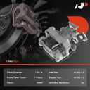 A-Premium Rear Right Disc Brake Caliper Assembly with Bracket Compatible with Toyota Models - Prius 2010-2015, Prius Plug-In 2012-2015, L4 1.8L, Hatchback