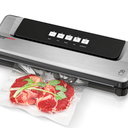 Bonsenkitchen Food Vacuum Sealer Machine with 5 bags, -60Kpa Vacuum Sealer Food Storage Saver