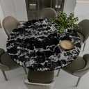 Black Marble Contact Paper 31x157 inch Marble Peel and Stick Wallpaper Kitchen Countertop Waterproof Vinyl Wrap Self Adhesive Removable Granite Wallpaper for Furniture Desk Table Cabinet Cover