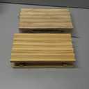 Domino Racks with Stand Set of 4, Mexican Train Dominoes Set Trays Wooden Domino Holders for Mexican Train and Other Domino Games for Kids & Adults - Hobbies, Indoor Activities & Family Fun