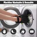 Pet Hair Removal Glove for Cats & Dogs, Five-Finger Electrostatic Pet Hair Remover Gloves, Reusable & Washable Magic Brush Pet Hair Removal Tool for Couch, Clothing, Carpet, Car Seat, Velcro Strap