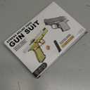 Fidget Toy, 2 Pack Shell Ejecting Toy with 10 Shell Casings, No Bullets, Non-Firing Toy Pistol Can be Loaded But Can't be Fired, Toys for Kids, Gold