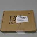 homdiy 10 Pack Brushed Nickel Cabinet Handles Kitchen Cabinet Pulls - 4" Hole Centers Arch Drawer Pulls for Cupboard Solid Modern Dresser Handles, Zinc Alloy