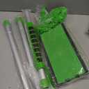 Ceiling Fan Cleaner Duster with 6 Ft/72'' Extension Pole High Ceiling Fan Blade Cleaning Tool Microfiber Duster Reusable Pads for Cleaning Ceiling Fan, Baseboard, Blind, Cobweb, Molding