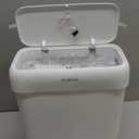 JOYBOS 2 Pack Bathroom Trash Can with Lid, 3 Gal/12 L & 2.7 Gal/10L Garbage Can with Pop-Up Lid,