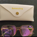 bullabulling Retro Square Reading Glasses For Women Blue Light Blocking Oversized Eyeglass Frames Large lens (Pink)