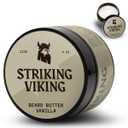 Striking Viking Beard Butter - Non-Greasy Moisturizer With Natural Ingredients (Vanilla, 4oz) - Keep Your Beard Hydrated and Refreshing