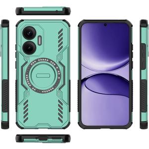 2 x Compatible with Xiaomi Poco F7 5G Case Cover,Compatible with MagSafe,Compatible with Xiaomi Redmi Turbo 4 Pro 25053RT47C Dissipation Cool Anti-Fall Mobile Phone Cases Green