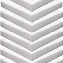 Foamma 8-Pack 2" x 20" x 20" High-Density Upholstery Foam Padding - Couch Cushion Replacement, Chair Foam, Square Padding for Seats