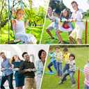 NEBURORA 20FT Tug of War Rope for Adults Outdoor Games Field Day Family Reunion Summer Outside Yard Backyard Lawn Camping Picnic Carnival Party Games Blue