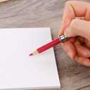 1pc Wood Color Wooden Pencil Extenders,Art Pencil Lengthener Crayon Extension with Aluminum Handle for School Office Supplies,Holders,Desk Supplies Holders and Dispensers