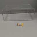 Acrylic Floating Nightstand, Bedside Table, Nightstand Shelf Wall Mounted Bedside Shelf (Clear, Small)